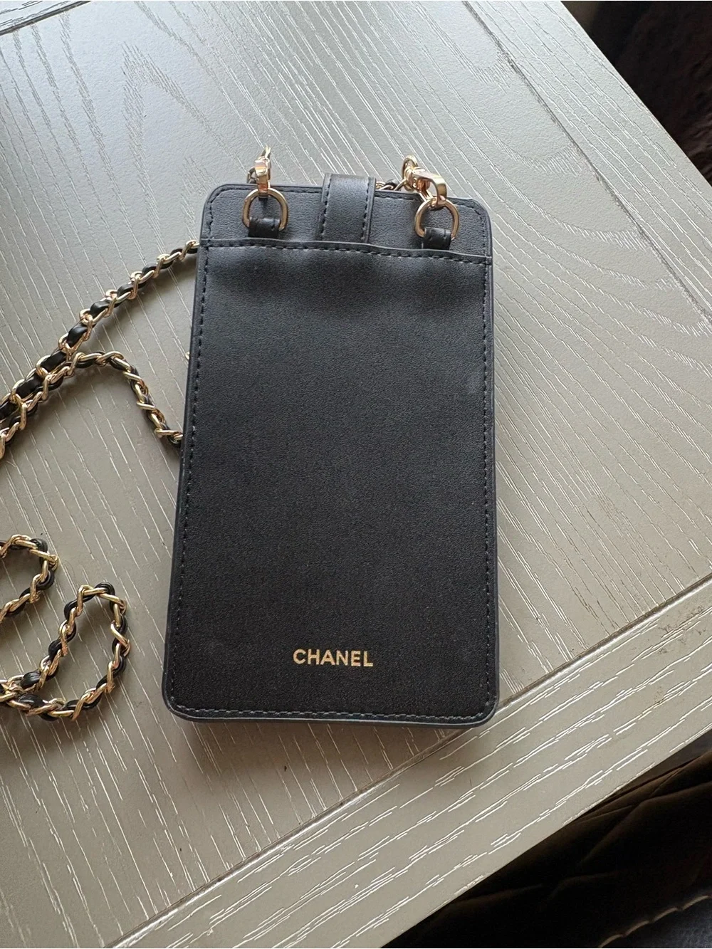 FASHION Coco Crush Black Quilted Phone Crossbody Case